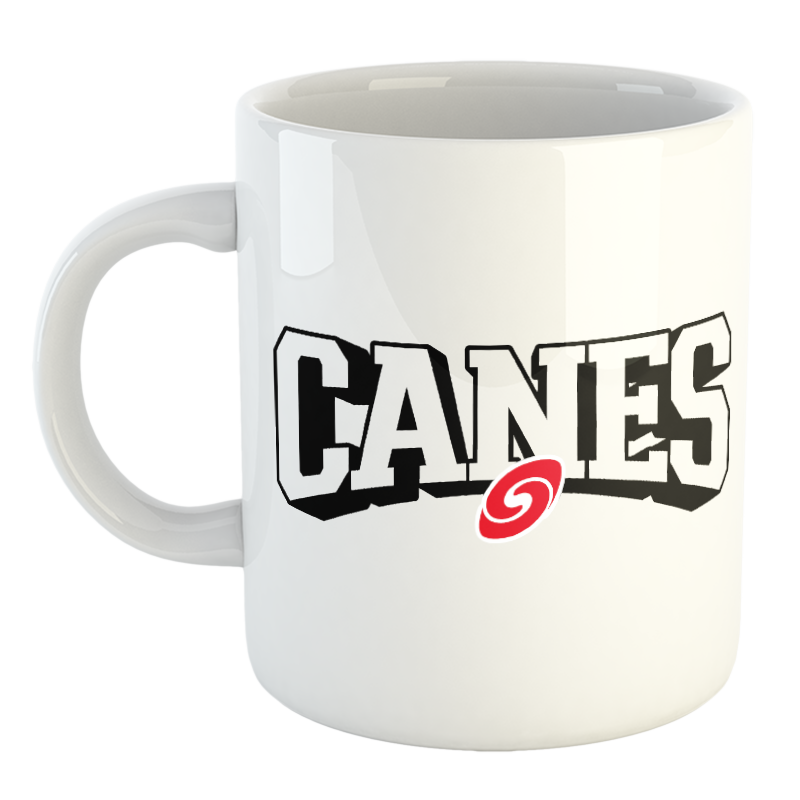 Saarland Hurricanes - Tasse Canes Swirl [white]