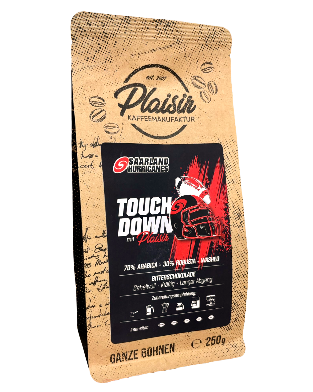 Saarland Hurricanes - Kaffee 250g