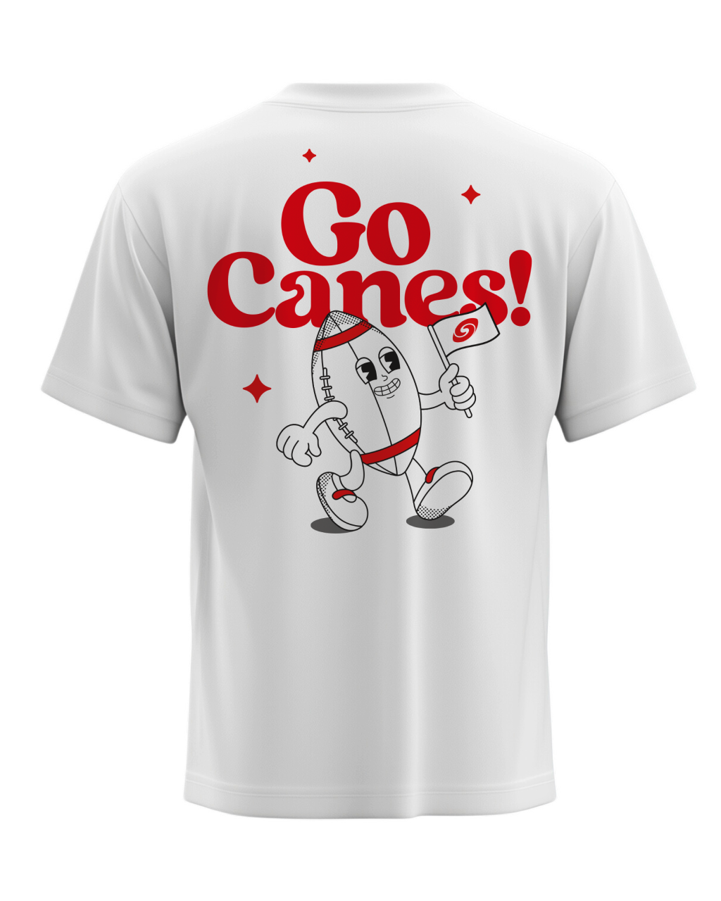 Saarland Hurricanes - Heavy oversized Shirt GoCanes! [white]
