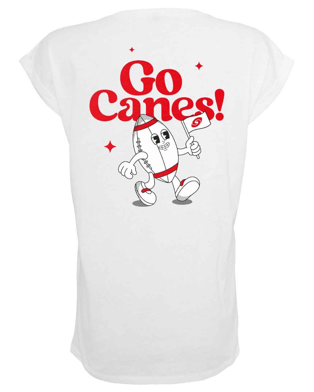 Saarland Hurricanes - Girl Shirt GoCanes! [white]